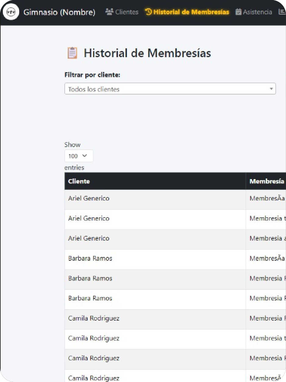 Sistema de Gestion para Gimnasios  4