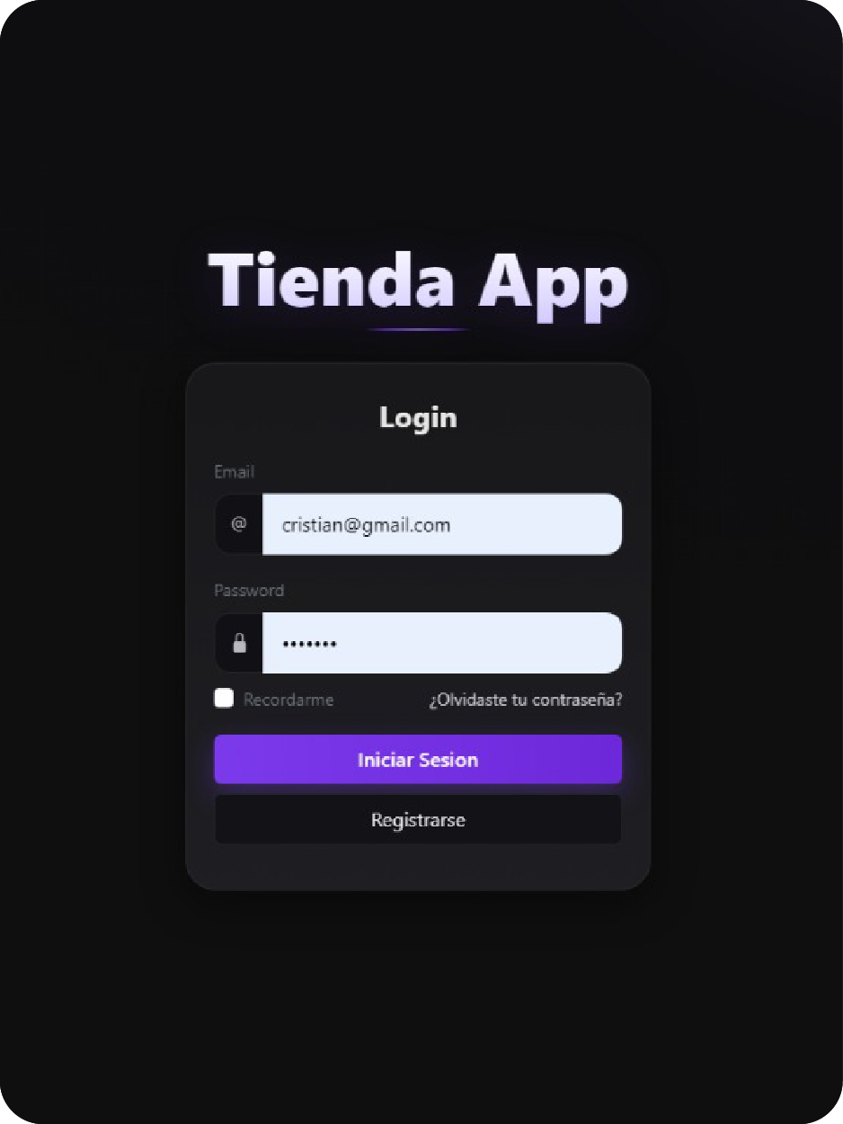 Sistema de gestion para Tiendas 1